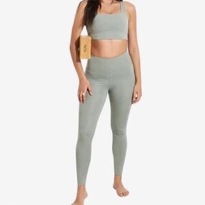 Girlfriend Collective Sage Green High Rise Leggings Size XL